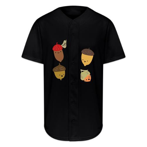 Cute Acorns - Full Button Jersey