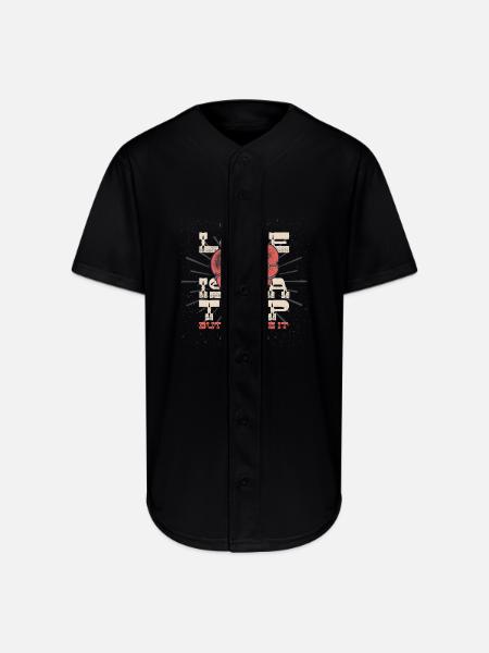 Love Is A Trap - Full Button Jersey - black