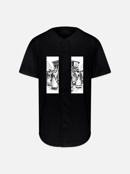 Blow - Full Button Jersey - black