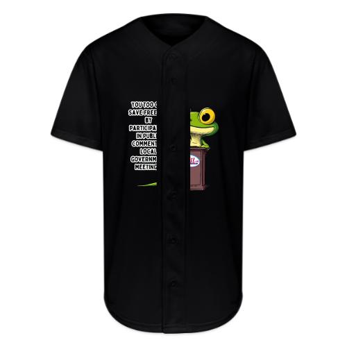 Public Comment Lizard Design - Full Button Jersey
