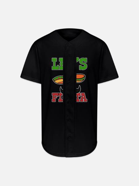 Cinco de Mayo Mexican - Full Button Jersey - black