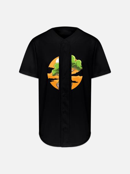 Bonsai - Full Button Jersey - black