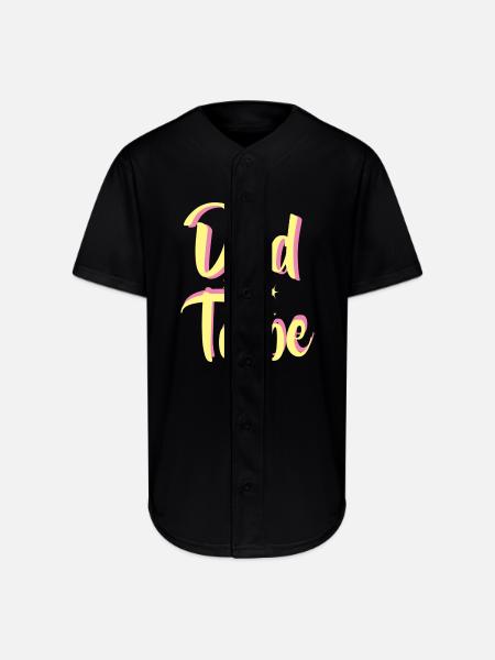 Dad To Be - Full Button Jersey - black
