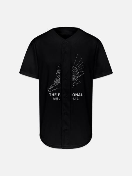 The Functional Melancholic - Full Button Jersey - black