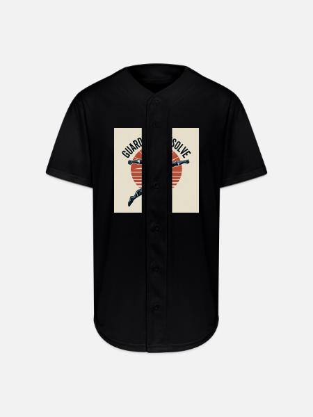 Guardians Resolve - Full Button Jersey - black