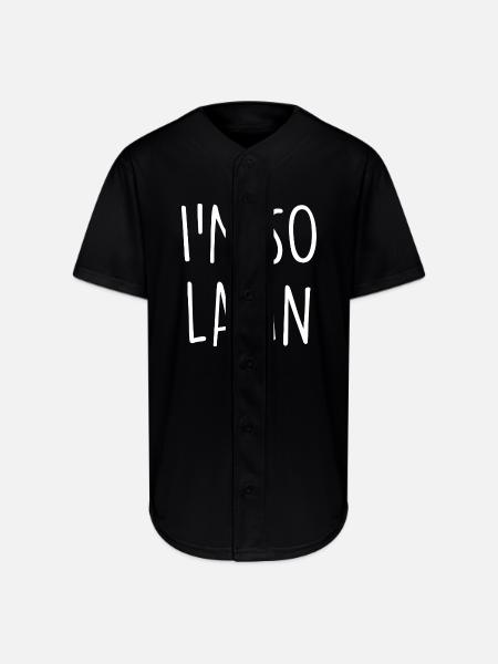 I am so Latin America - Full Button Jersey - black