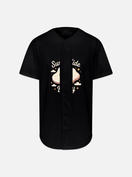 Sunny Side Buddy - Full Button Jersey - black