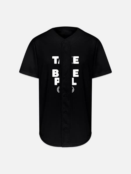Take the Blue Pill - Full Button Jersey - black