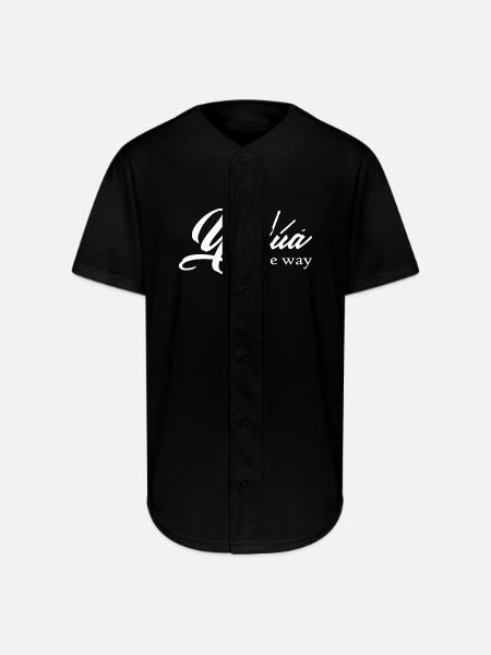 Yeshua Is The Way - Full Button Jersey - black