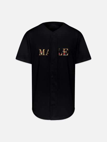 Maple - Full Button Jersey - black