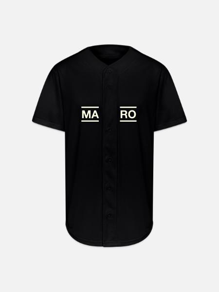Maestro - Full Button Jersey - black