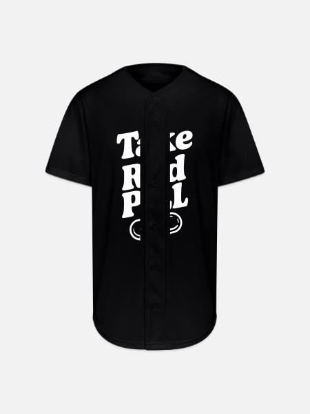Take the Red Pill - Full Button Jersey - black
