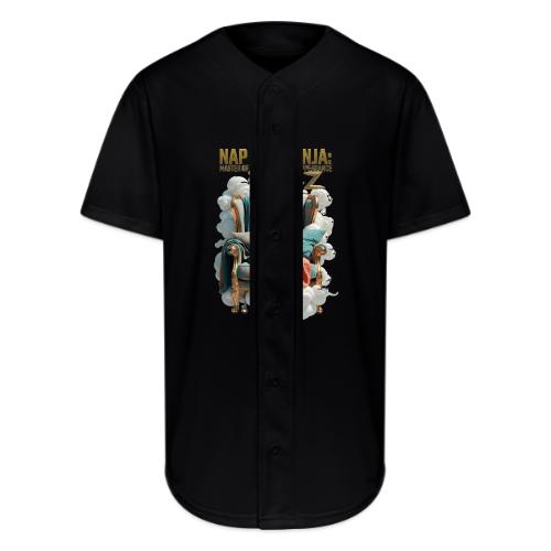 Nap Time Ninja T Shirt - Full Button Jersey