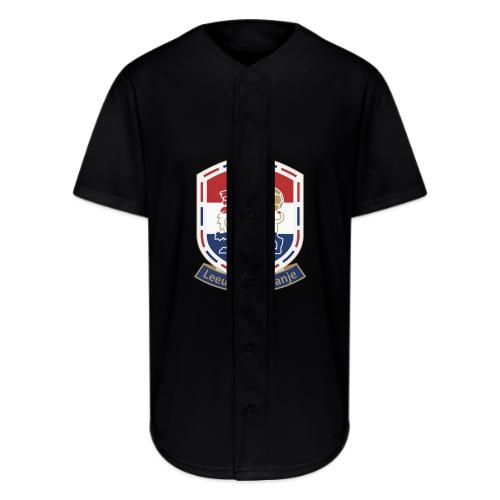Netherlands Lion Crest T-Shirt, Dutch Badge Gift - Full Button Jersey