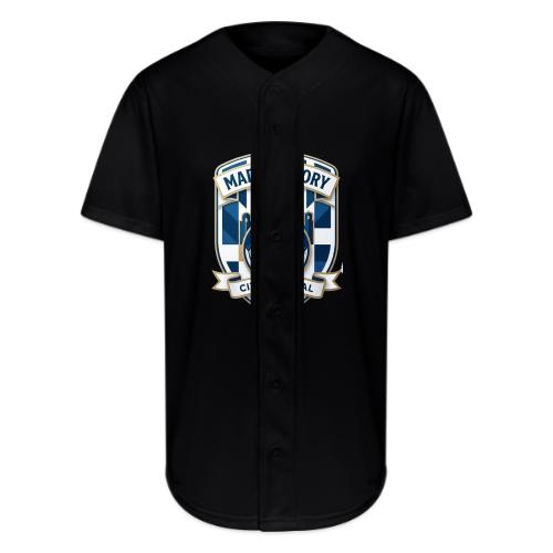 Madrid Skyline Glory T Shirt, Madrid Fan Gift - Full Button Jersey