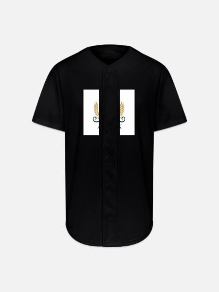 Arain Pride - Premium Punjabi Heritage Graphic - Full Button Jersey - black