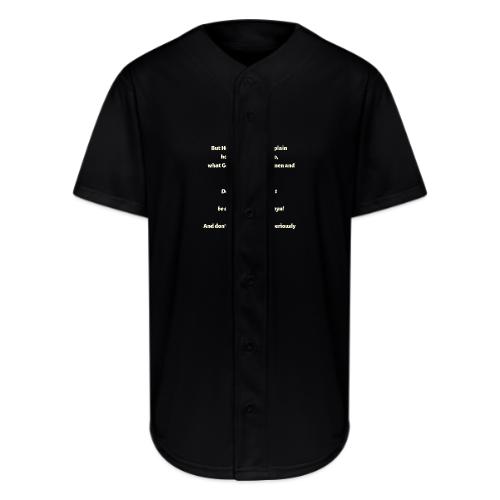Yellow Micah 6:8 - Full Button Jersey
