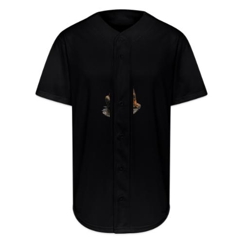 Cool Red Fox Wearing Sunglasses Drinking Coffee - Full Button Jersey