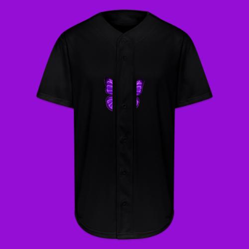 Neon Purple Butterfly - Full Button Jersey
