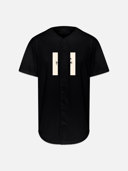 Moonlit Pumpkin Halloween - Full Button Jersey - black