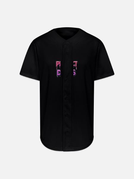 Protect the dolls - Full Button Jersey - black