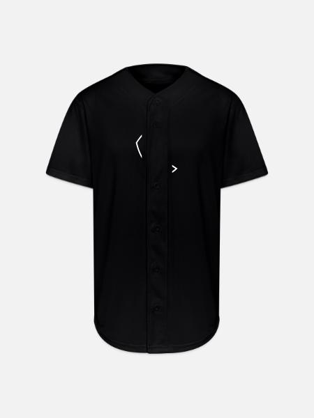 Basic Phone Icon - Full Button Jersey - black