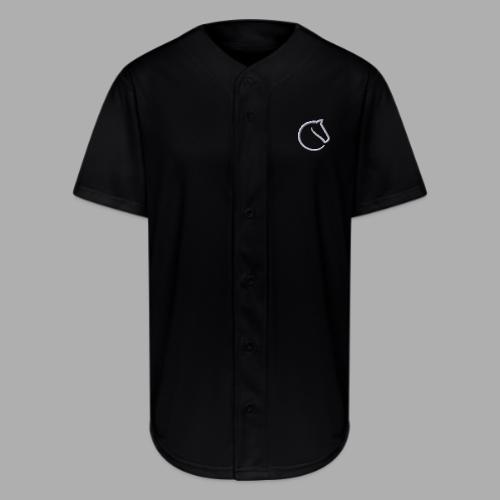 embroidered logo - Full Button Jersey