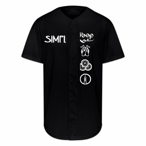simplesymbolsvert - Full Button Jersey