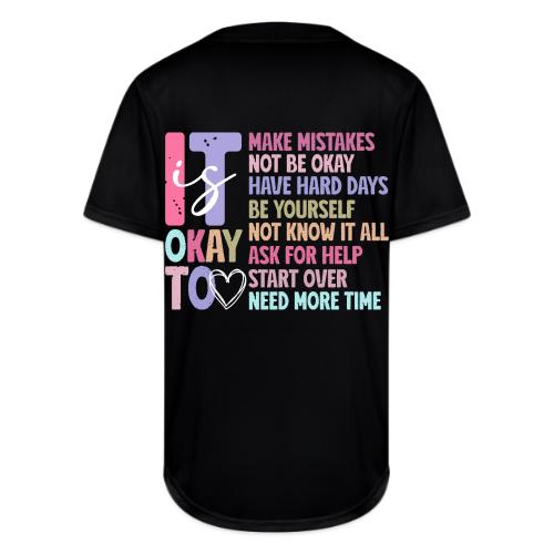 Harmony Collection - It s Okay To Make Mistakes - Full Button Jersey