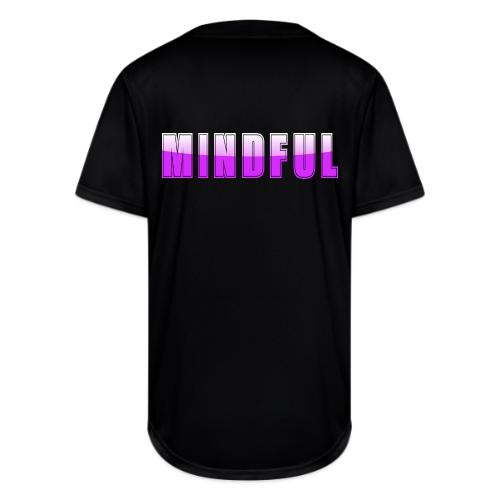 Mindful Typography Minimalist Design - Full Button Jersey