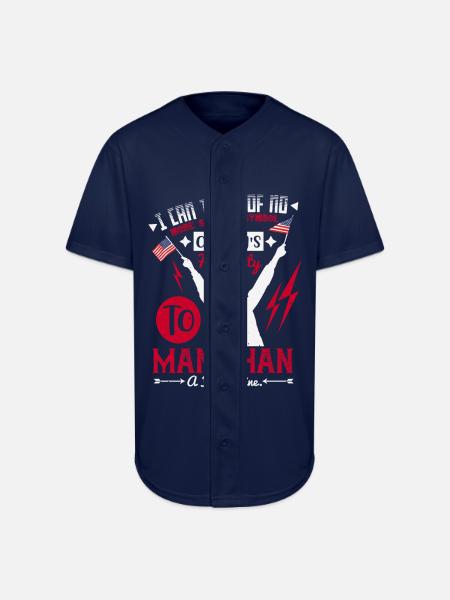 Fire Engine Power: Manhood Pride - Full Button Jersey - navy