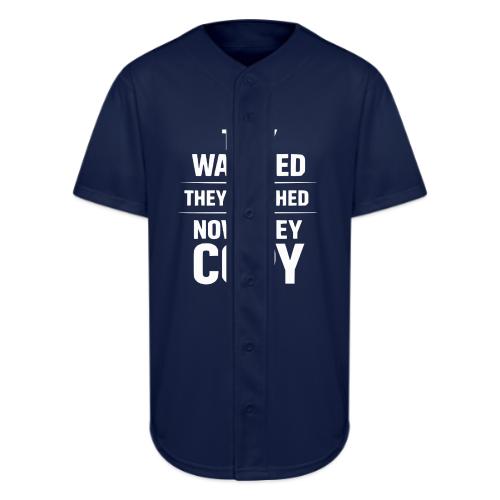 They Watched They Laughed Now They Copy Tee - Full Button Jersey