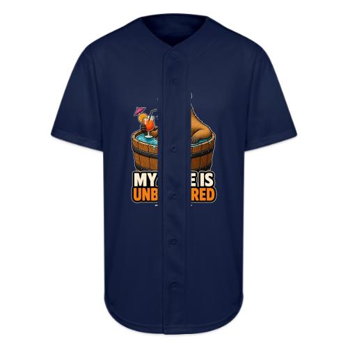 Unbothered Beaver in Wooden Tub - Full Button Jersey