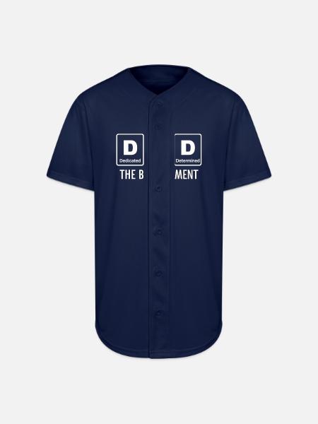Dad The Best Element - Full Button Jersey - navy