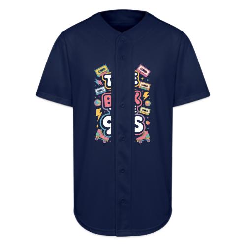 Retro 90s Take Me Back Graphic Art - Full Button Jersey