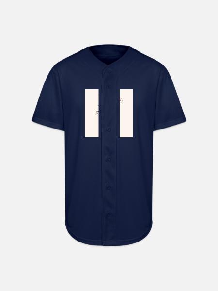 Marvellous charm - Full Button Jersey - navy