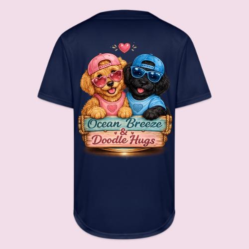 Ocean Breeze & Doodle Hugs - Full Button Jersey