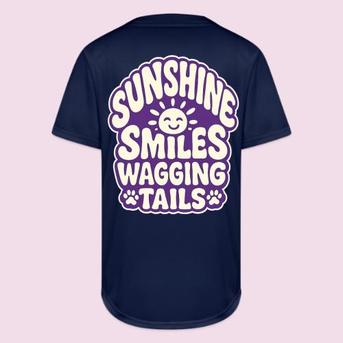 Sunshine Smiles Wagging Tails - Full Button Jersey