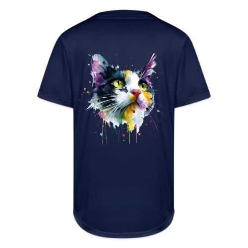 Cat: Painted Purr Expression - Full Button Jersey