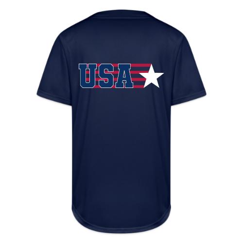 Star Stripe USA - Full Button Jersey