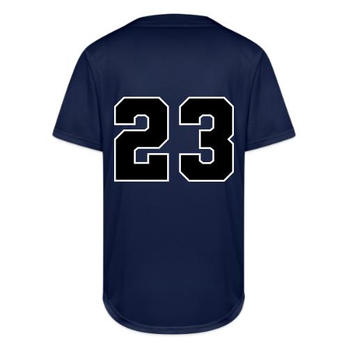 Varsity Number 23 Athletic Style - Full Button Jersey