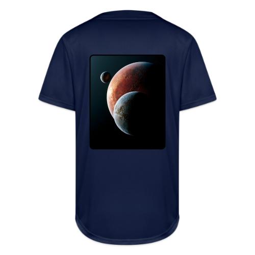 Three Planets Deep Space Design - Full Button Jersey
