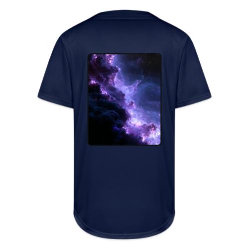 Purple Nebula Space Design - Full Button Jersey
