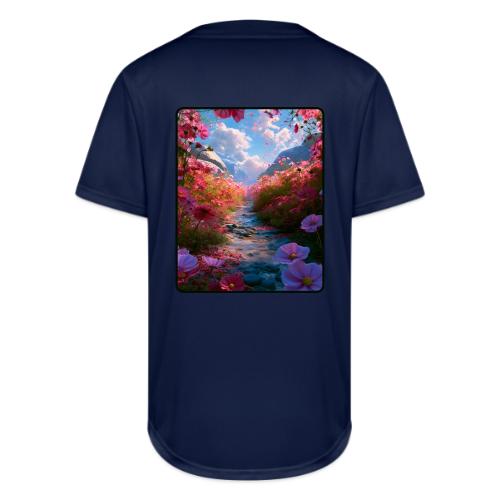Dreamy Cosmos Valley Landscape Art - Full Button Jersey