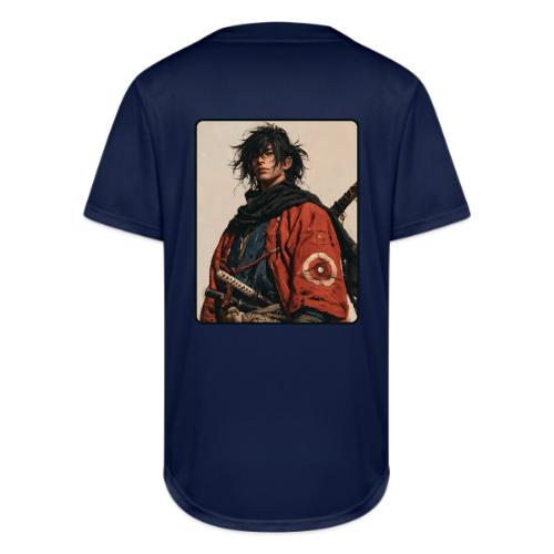 Young Samurai Warrior Portrait - Full Button Jersey