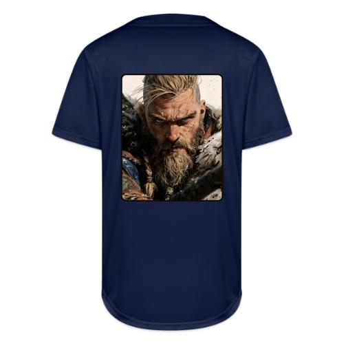 Fierce Viking Warrior Portrait - Full Button Jersey