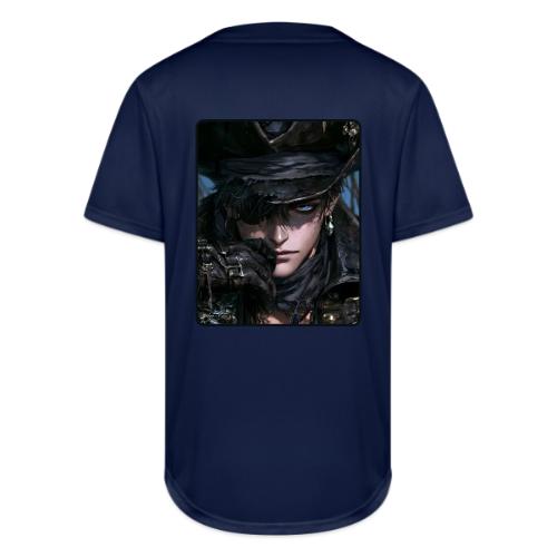 Dark Anime Pirate Warrior - Full Button Jersey