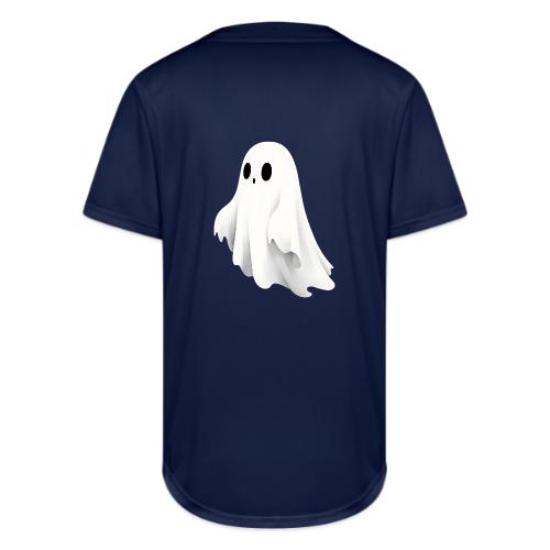 Cute Ghost Cartoon Design - Full Button Jersey