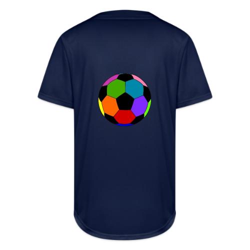 Multi-colored soccer ball - Full Button Jersey
