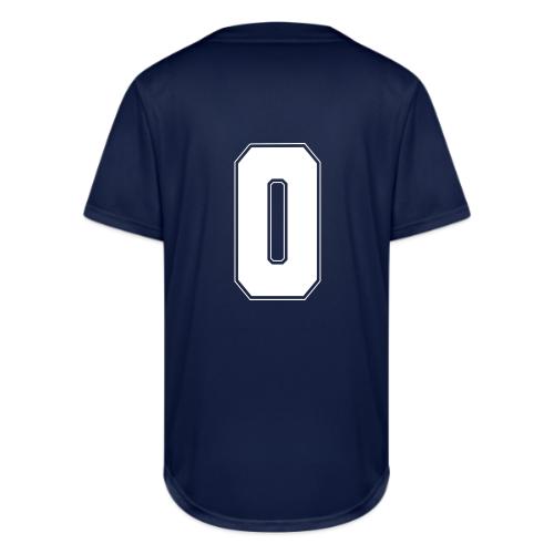 White Letter O – Varsity Alphabet Monogram - Full Button Jersey